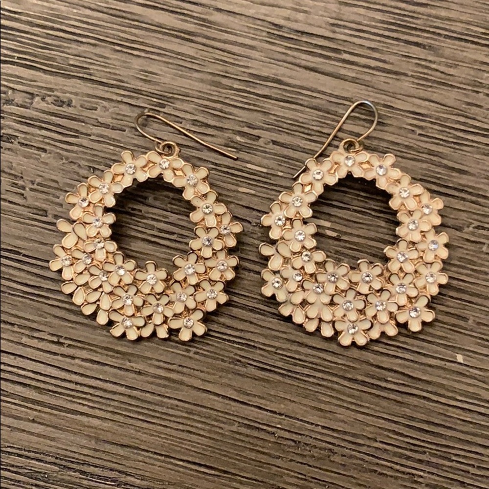 Floral earrings
